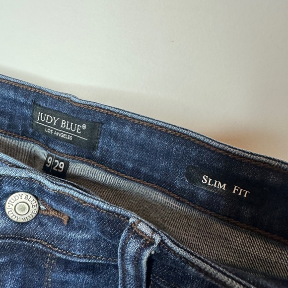 Judy Blue Dark Wash Slim Fit High Rise Jeans - Picture 3 of 8